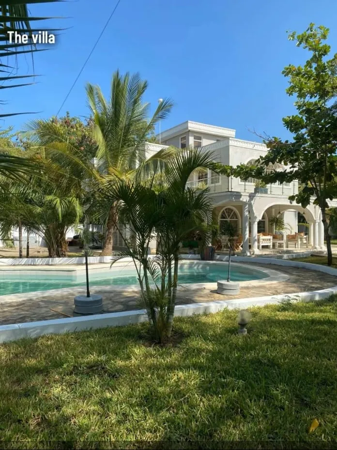 Villa exterior and pool area for a Malindi and Watamu accommodation option